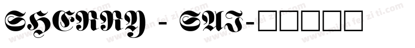 Sherry - Sai字体转换